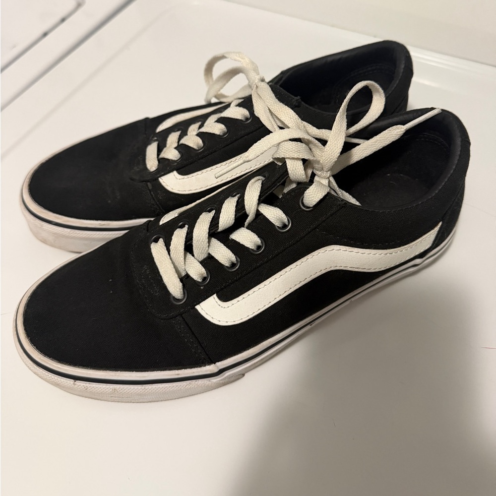 Vans Classic Black and White Sneakers